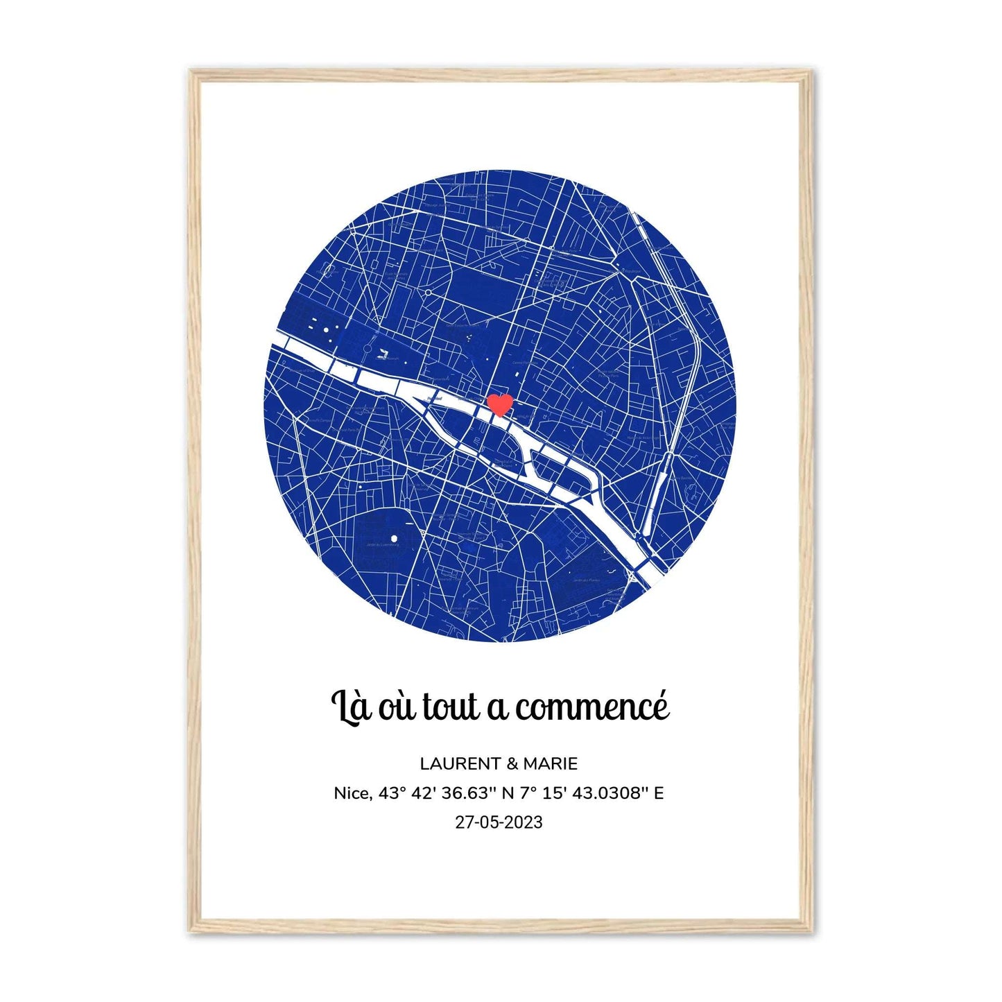 Affiche personnalisée – Là où tout a commencé par Printyrev