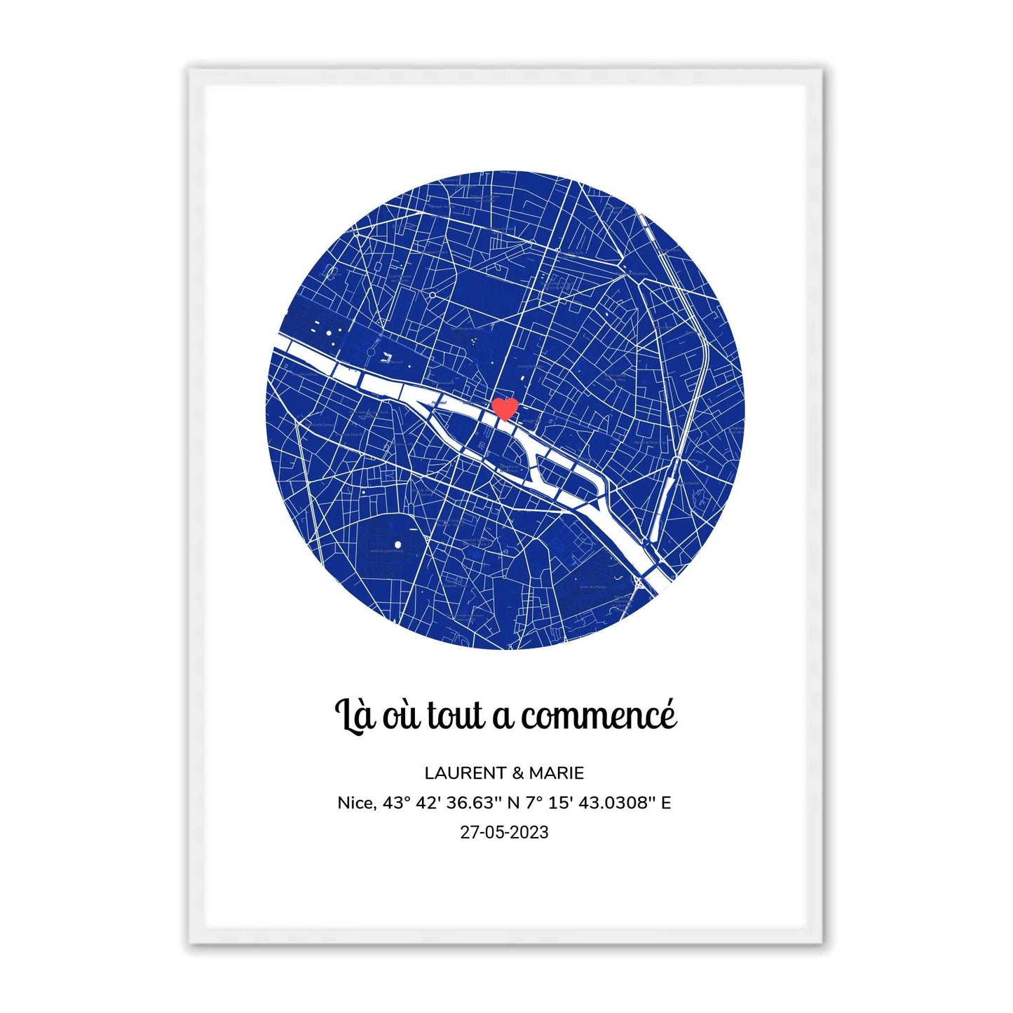 Affiche personnalisée – Là où tout a commencé par Printyrev