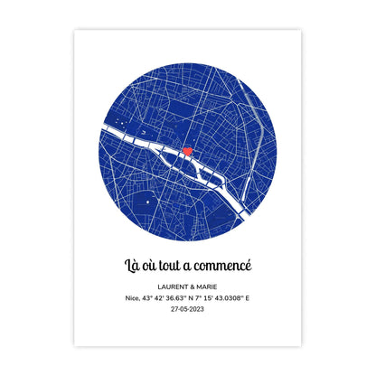 Affiche personnalisée – Là où tout a commencé par Printyrev