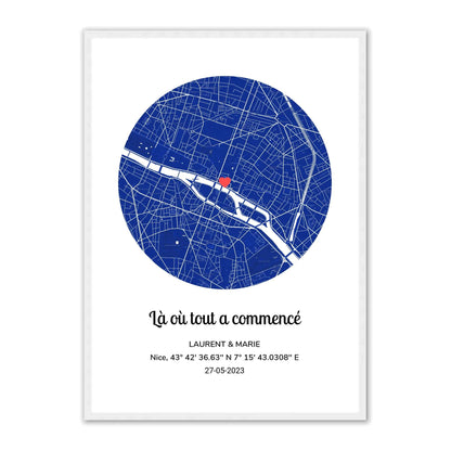 Affiche personnalisée – Là où tout a commencé par Printyrev